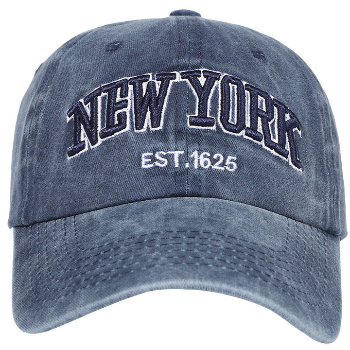 Men's Distressed Embroidered Dad Hat Kalsten