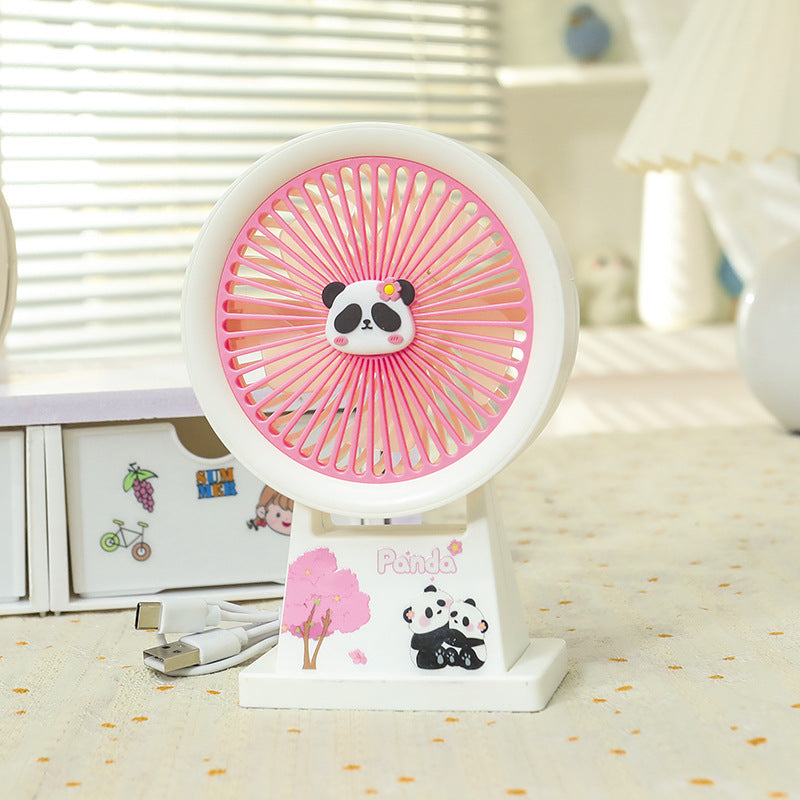 Ladies Portable Mini Fan with Cute Panda Design Kalsten