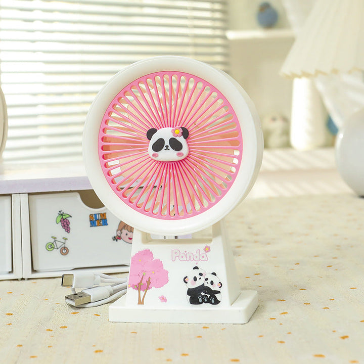 Ladies Portable Panda USB Desk Fan Kalsten