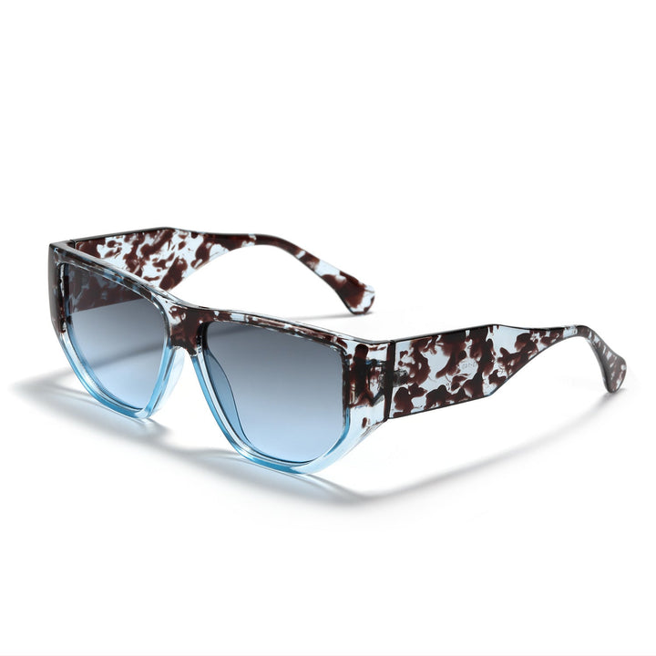 Women's trendy square sunglasses with modern tortoise pattern Kalsten