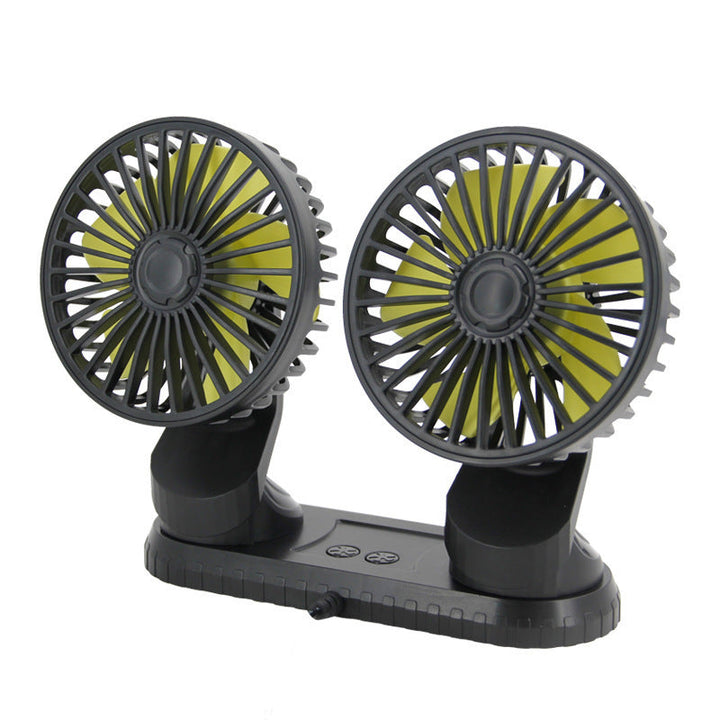 Dual-Breeze Portable Car Fan Kalsten