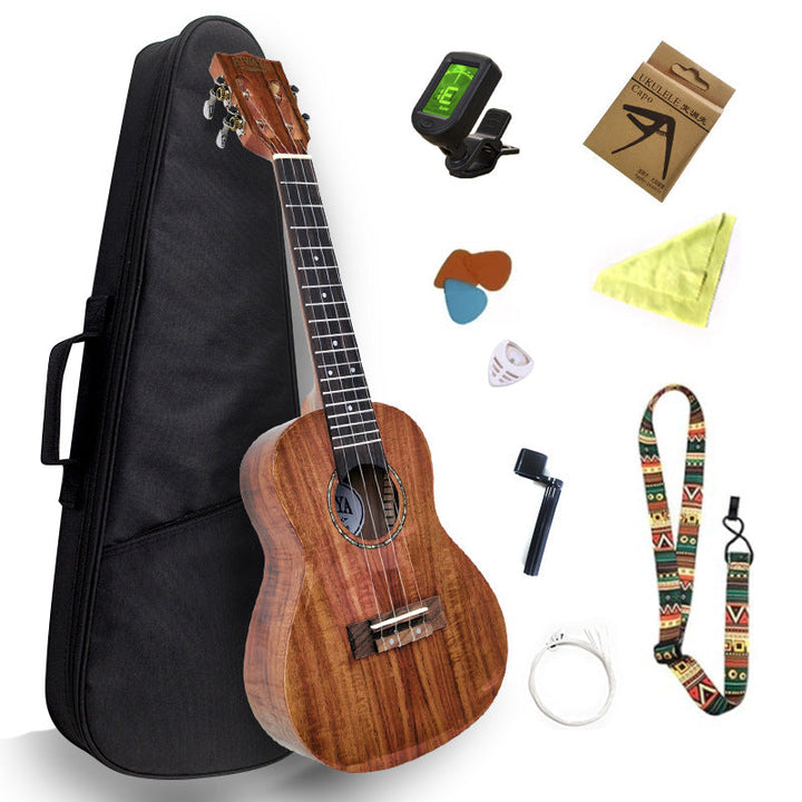 Premium Mahogany Acoustic Ukulele Bundle Kalsten