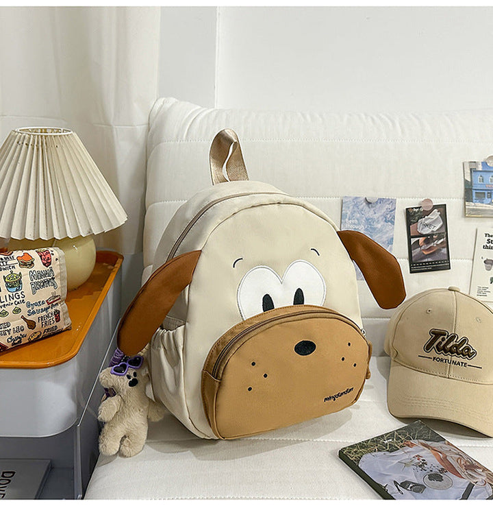 Playful Dog-Themed School Backpack