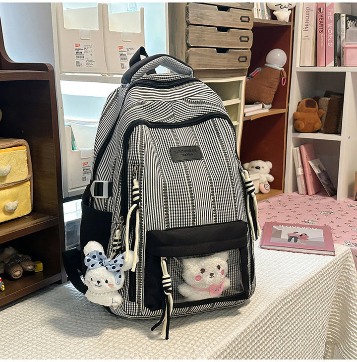 Character-Themed Multi-Compartment School Backpack