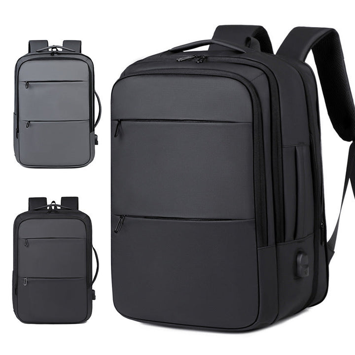 Business Backpack with Expandable Interior and Smart Safety Compartment Kalsten