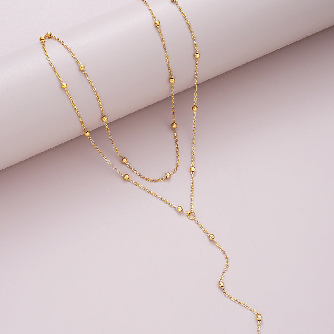 Multi-Layered Lariat Necklace Kalsten