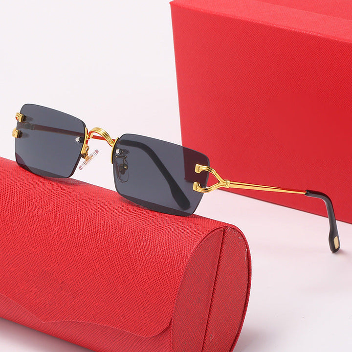 Women's fashionable correction glasses with elegant metal frame and comfortable nose pads Kalsten