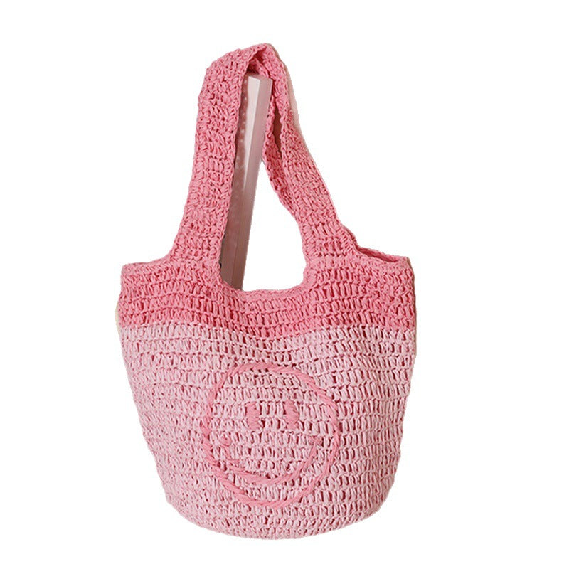 Hand-knotted shopping bag with casual design Kalsten