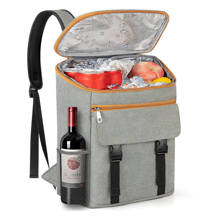 Unisex nan isothermal cooler backpack with large cooling chamber, padded shoulder straps and side mesh pockets Kalsten