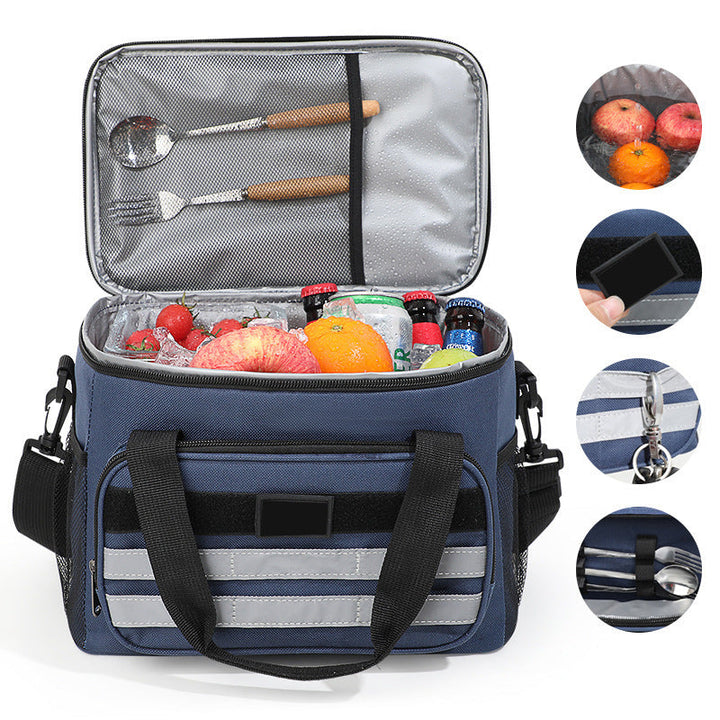 Unisex insulated cooler bag with additional compartments Kalsten