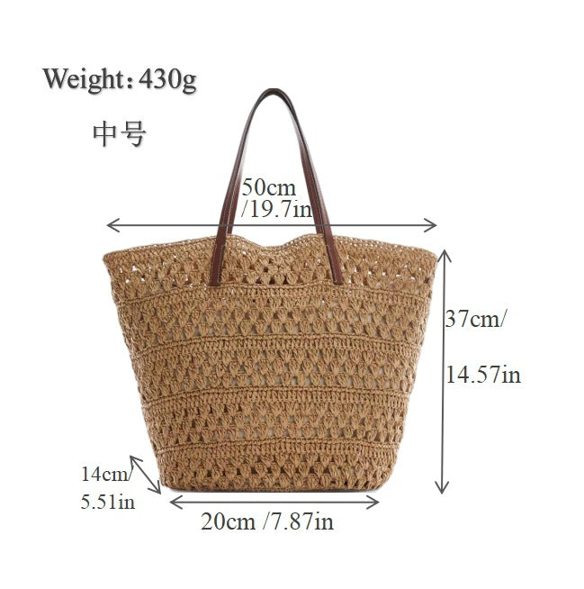 Handwoven Macrame Beach Bag Kalsten