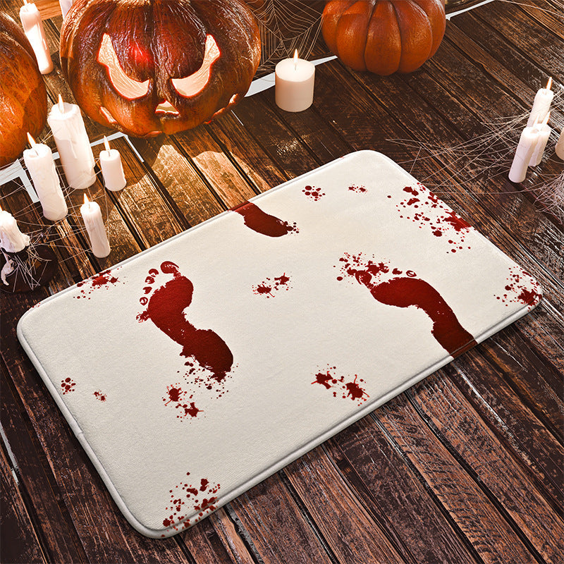 Halloween-Themed Decorative Bath Mat