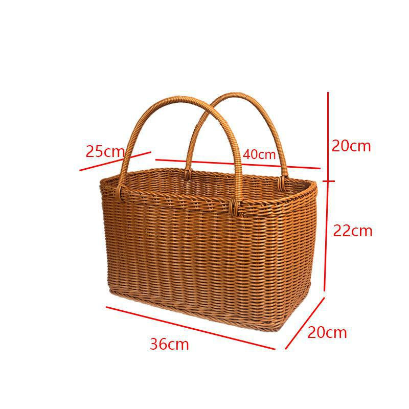 Handwoven Decorative Market Basket Kalsten