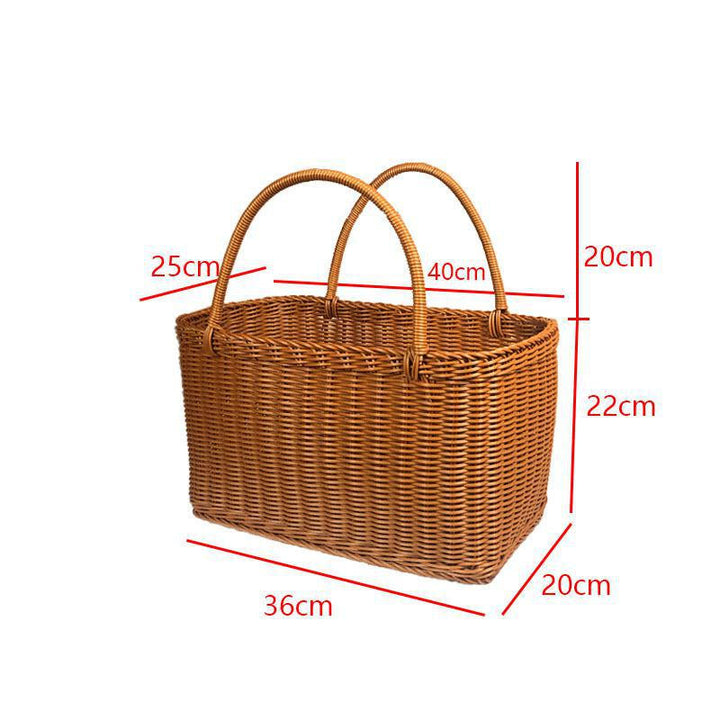 Handwoven Decorative Market Basket Kalsten