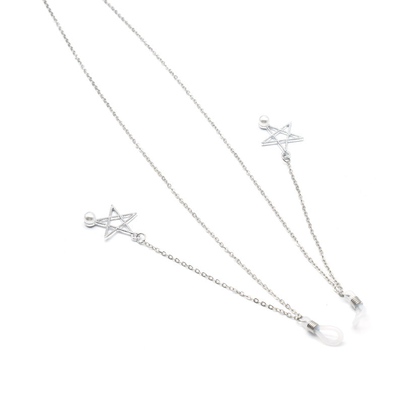 Star-Motif Eyewear Holder Chain Kalsten