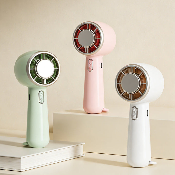 Women's Portable Handheld Fan with Ergonomic Design and Flexible Tilt Adjustment Kalsten