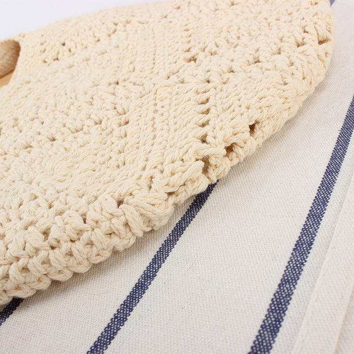 Hand-knotted tote bag with unique pattern Kalsten