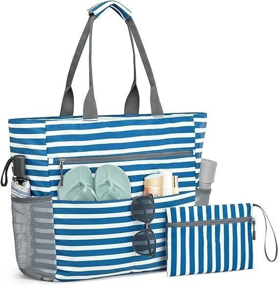 Beach bag with multifunctional compartments Kalsten