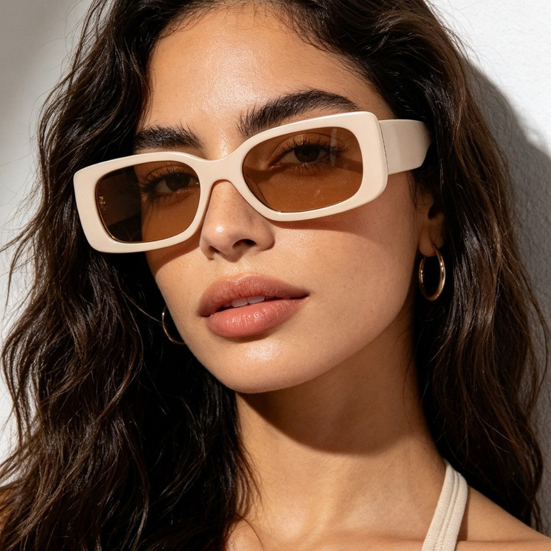 Women's fashionable sunglasses with extravagant square frame Kalsten