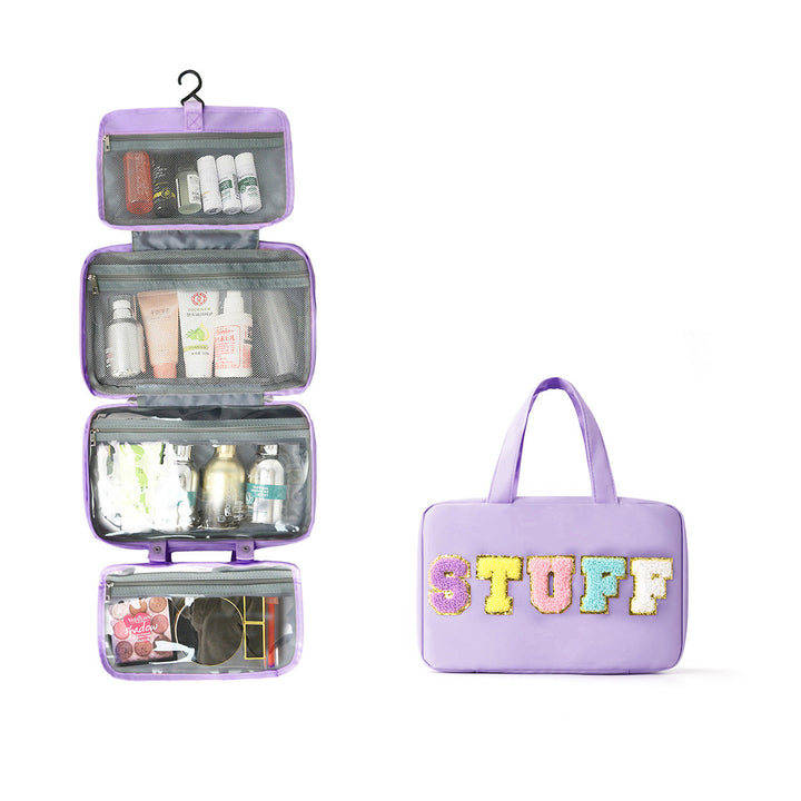 Multifunctional Cosmetic Organizer Bag with Hanging Design Kalsten