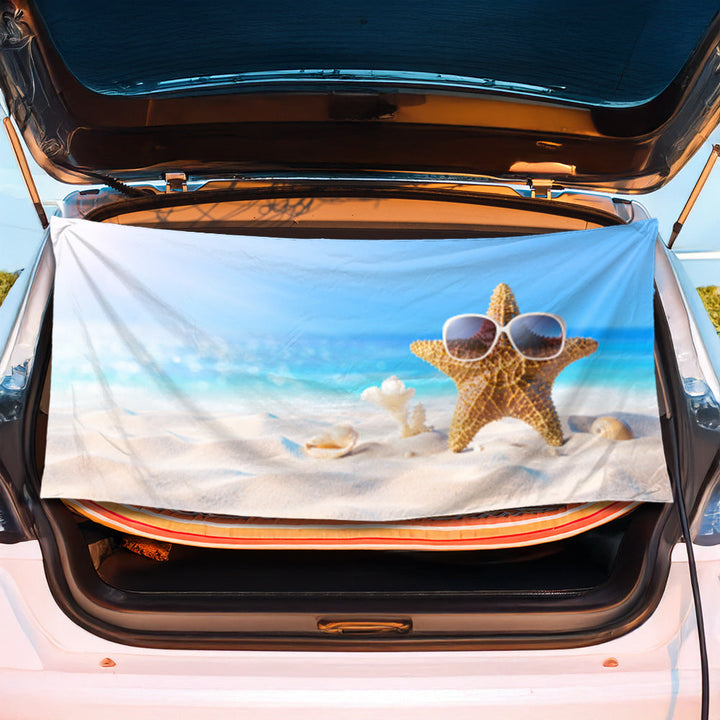 Luggage protection cover with maritime shell design Kalsten