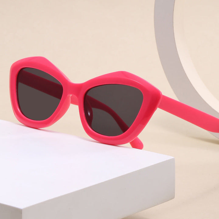 Ladies Cat-Eye Sunglasses with Stylish Leopard Pattern Kalsten