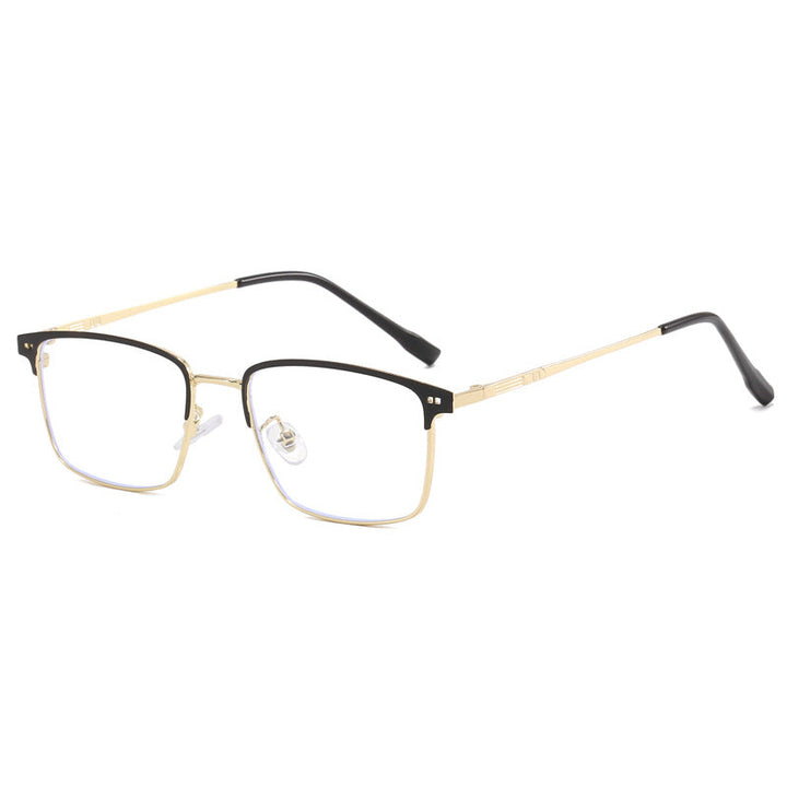 Women's elegant square glasses with fine metal frame Kalsten