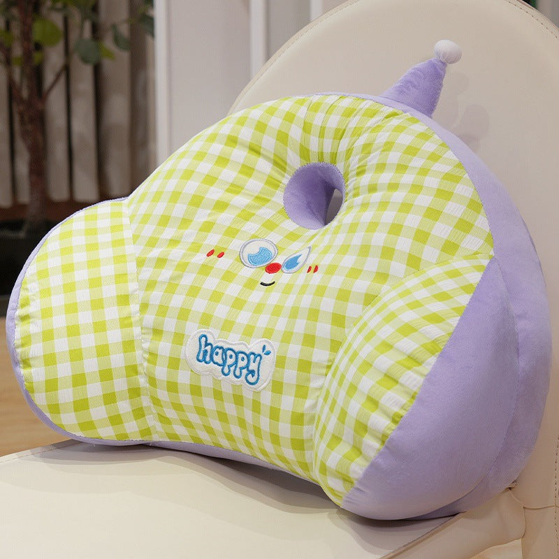 Plush back support pillow with casual design Kalsten