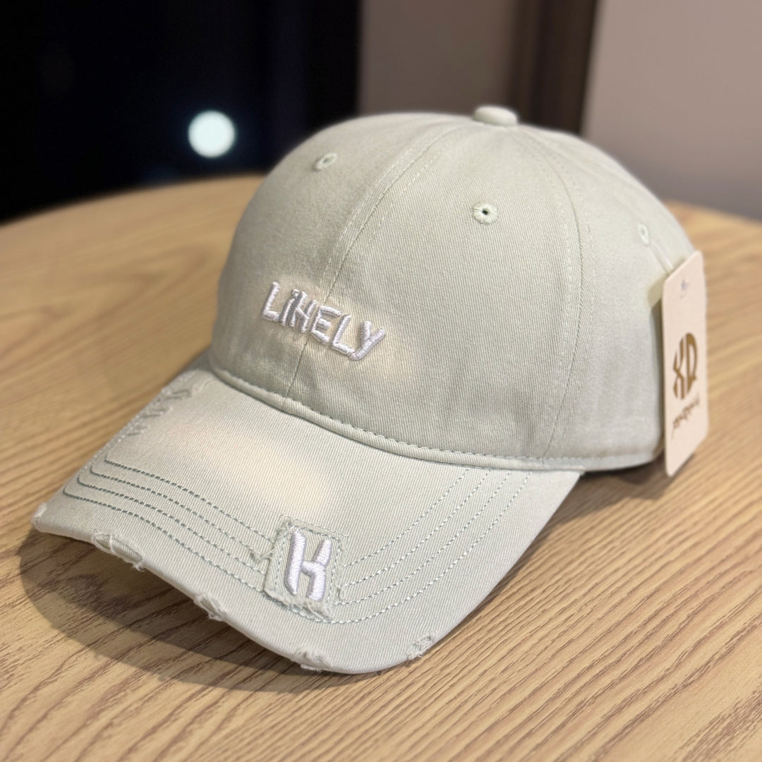 Women's Distressed Embroidered Baseball Cap Kalsten