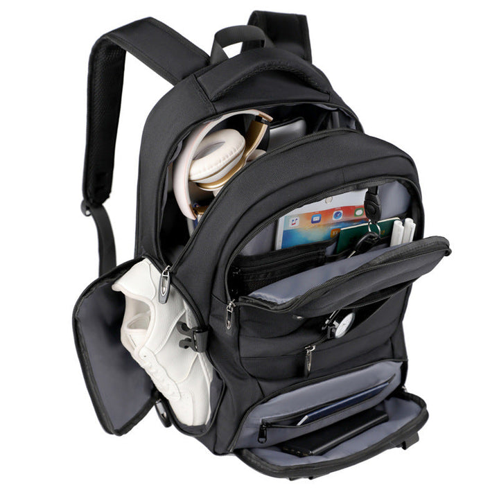 Multifunctional Laptop Backpack with Ergonomic Shoulder Straps and Multiple Compartments Kalsten