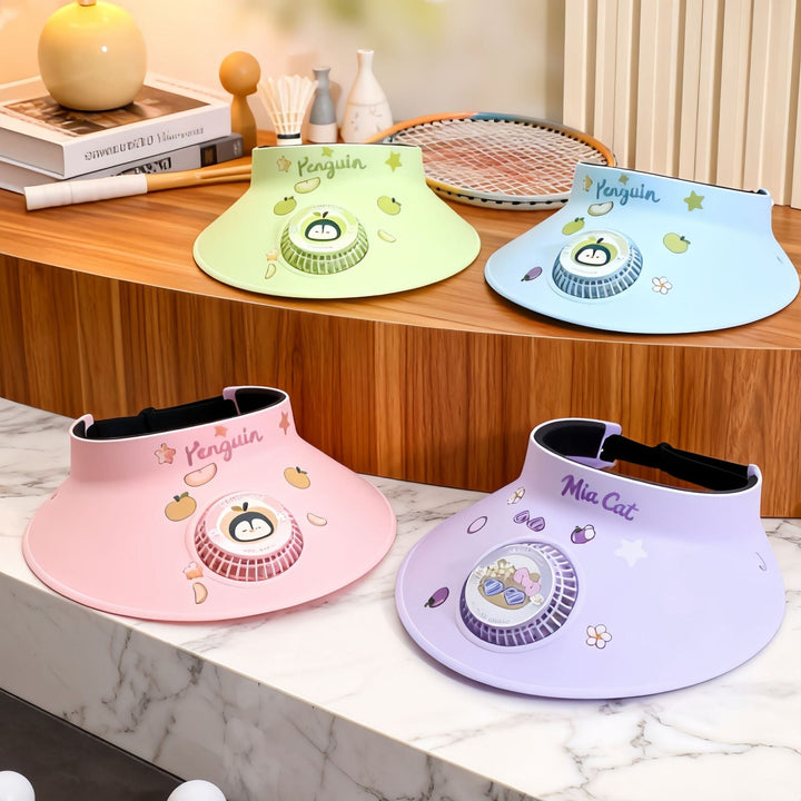 Women's Wearable Cooling Cap with Fan Kalsten