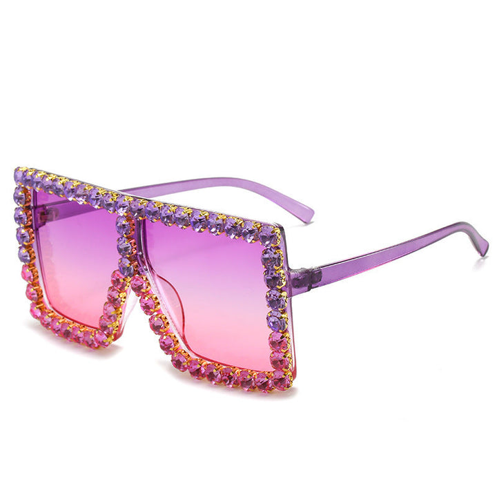 Women's fashionable sunglasses with rhinestone embellishment Kalsten