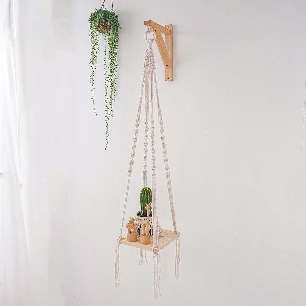 Macrame Plant Hanging Shelf Acalora
