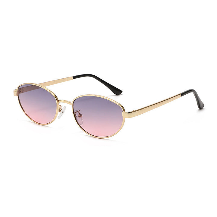Women's fashionable sunglasses with narrow metal frame Kalsten