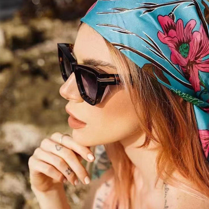 Women Modern Square Sunglasses with Exclusive Accents Kalsten