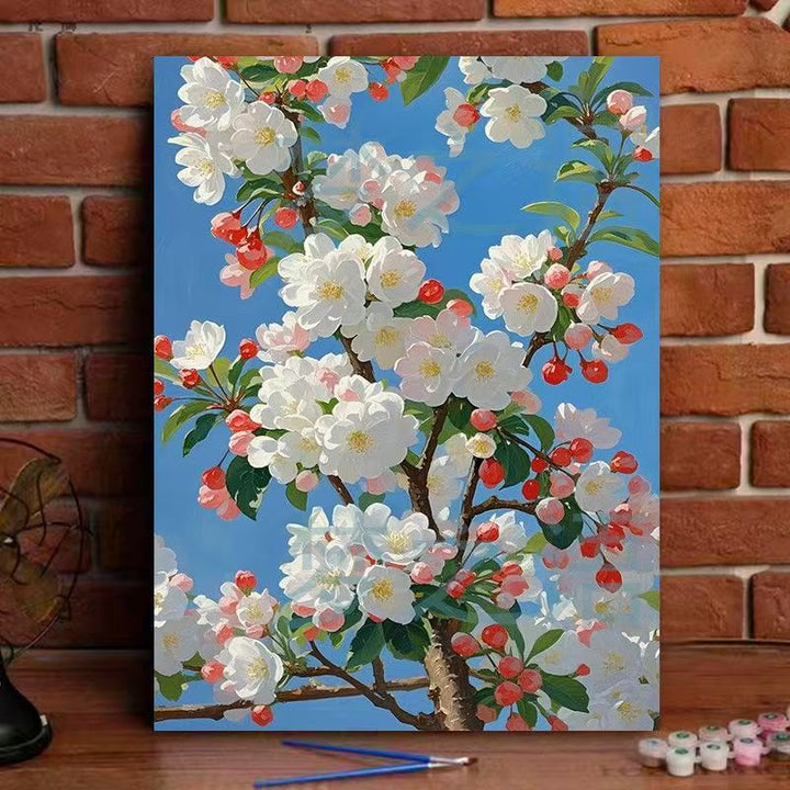 Floral Landscape Canvas Art Print Kalsten