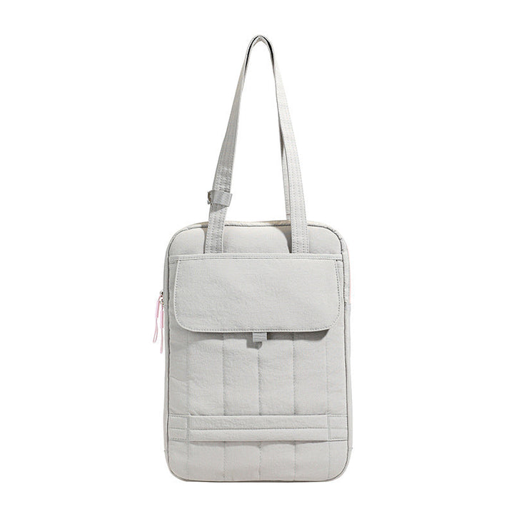 Structured Quilted Laptop Tote Bag Kalsten