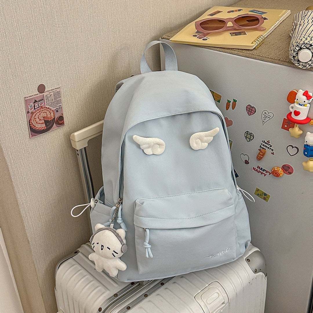 Cute Winged Design School Backpack