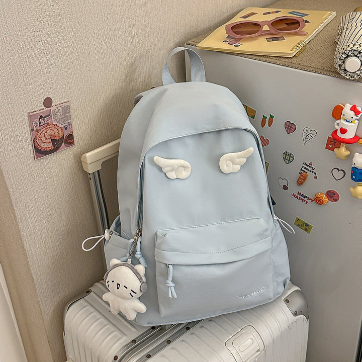Cute Winged Design School Backpack