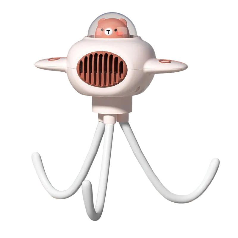 Women's Portable Mini Fan with Flexible Mounting System Kalsten