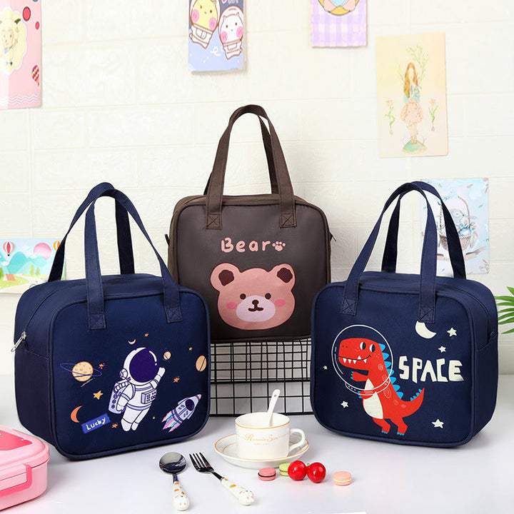 Children's Insulated Bear-Themed Lunch Bag Kalsten