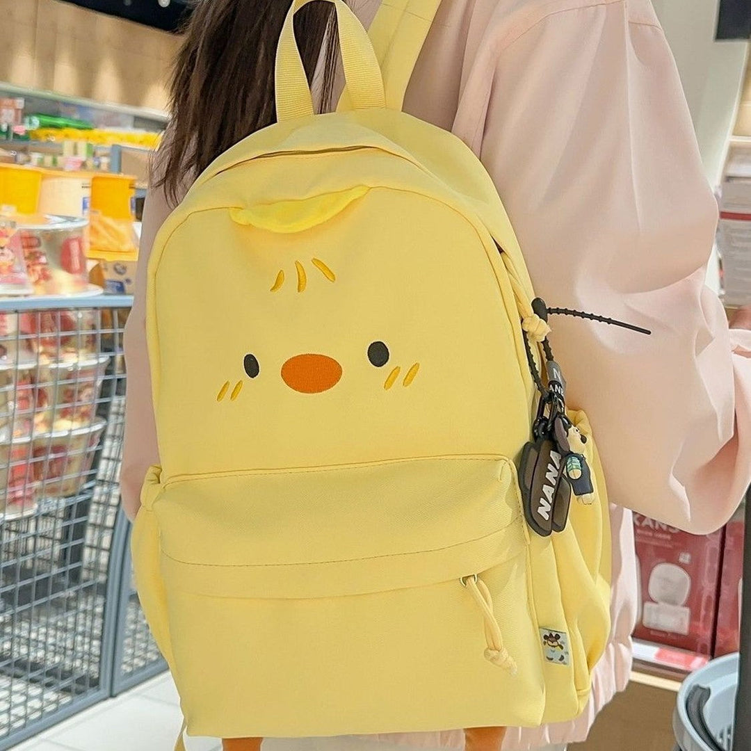 Creative Designed Backpack with Plush Applications Kalsten