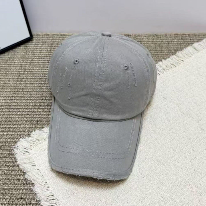Women's Distressed Casual Twill Baseball Cap Kalsten