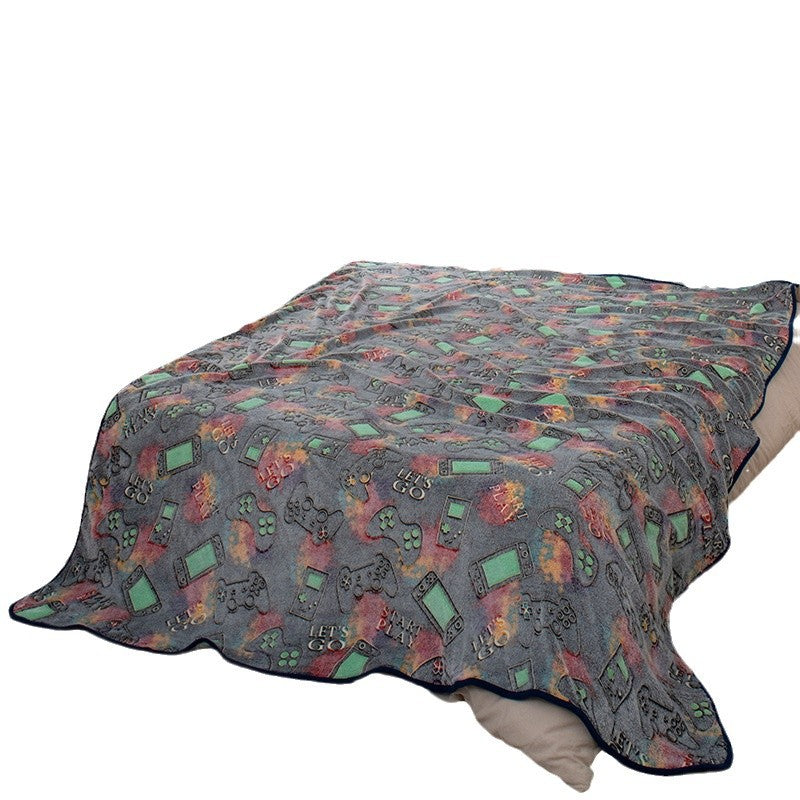 Women's cuddle blanket with gaming motif Kalsten
