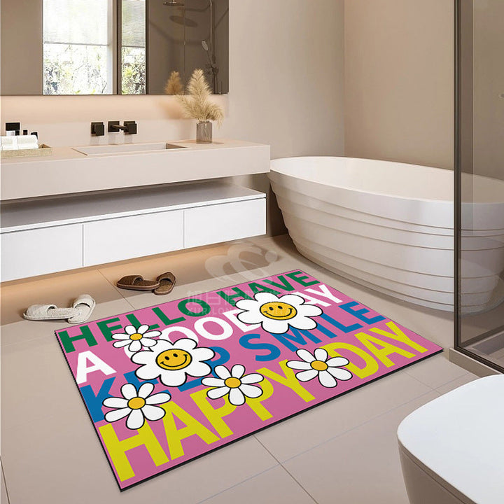 Decorative Bathroom Mat Kalsten