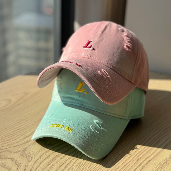 Women's Distressed Cotton Baseball Cap Kalsten