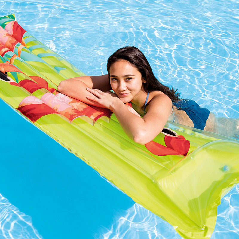 Ladies Inflatable Lounge with Tropical Pattern Kalsten