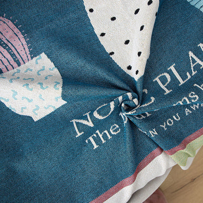 Decorative Art-Inspired Throw Blanket