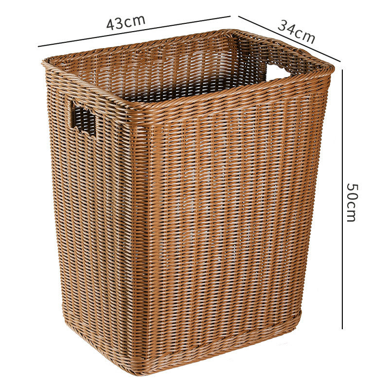 Premium Handwoven Wicker Storage Bin Kalsten