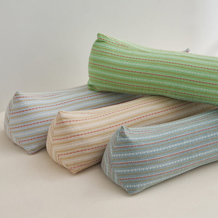 Ergonomic neck roll with stylish striped pattern Kalsten